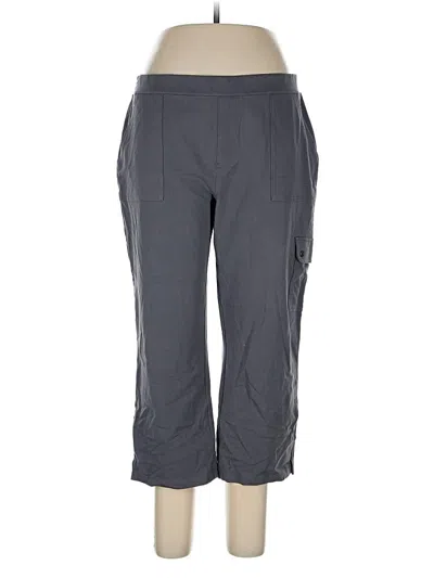 Pre-owned Susan Graver Active Pants In Gray