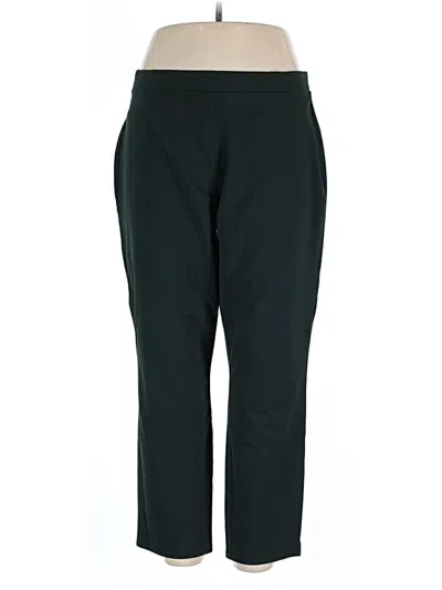 Pre-owned Susan Graver Active Pants In Green