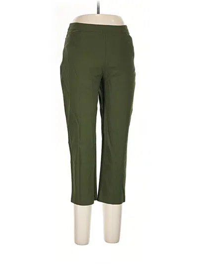 Pre-owned Susan Graver Active Pants In Green