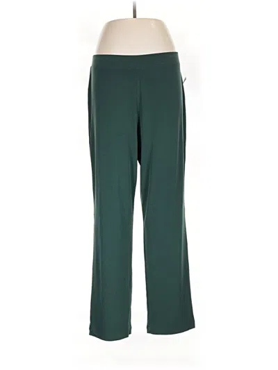 Pre-owned Susan Graver Active Pants In Green
