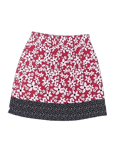 Pre-owned Susan Graver Active Skort In Red