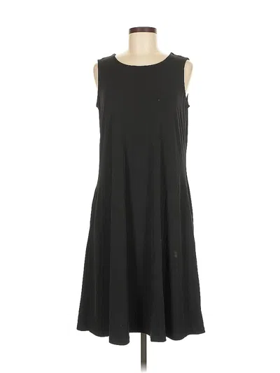 Pre-owned Susan Graver Casual Dress In Black