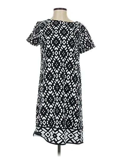 Pre-owned Susan Graver Casual Dress In Black