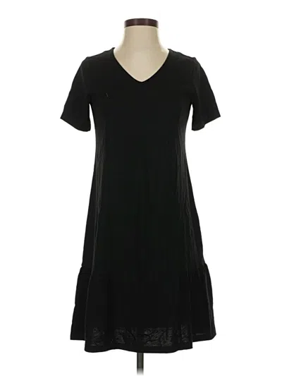 Pre-owned Susan Graver Casual Dress In Black