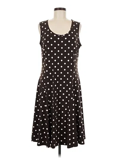 Pre-owned Susan Graver Casual Dress In Black