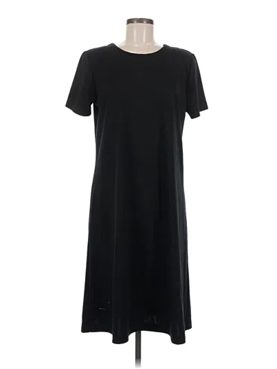 Pre-owned Susan Graver Casual Dress In Black
