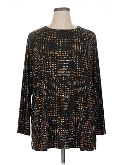 Pre-owned Susan Graver Casual Dress In Black