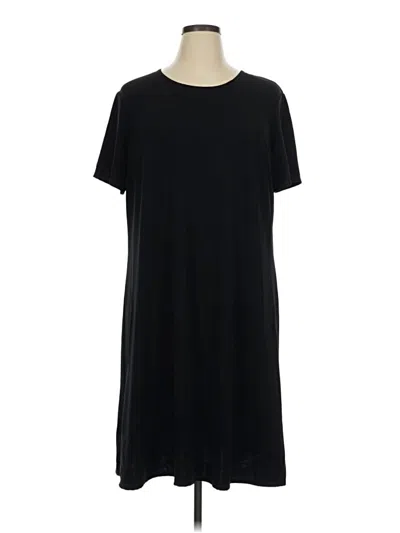 Pre-owned Susan Graver Casual Dress In Black