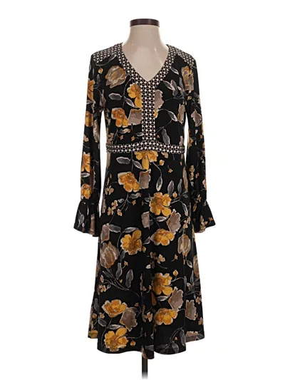 Pre-owned Susan Graver Casual Dress In Black
