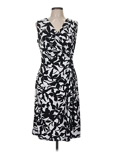 Pre-owned Susan Graver Casual Dress In Black
