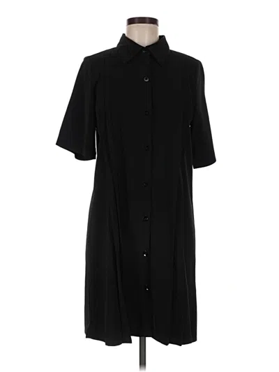 Pre-owned Susan Graver Casual Dress In Black