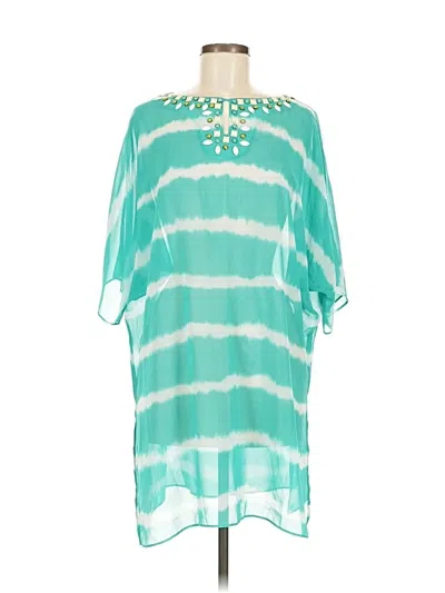 Pre-owned Susan Graver Casual Dress In Blue