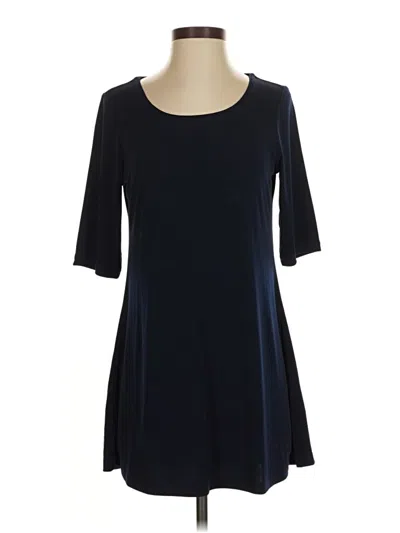 Pre-owned Susan Graver Casual Dress In Blue