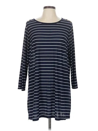 Pre-owned Susan Graver Casual Dress In Blue