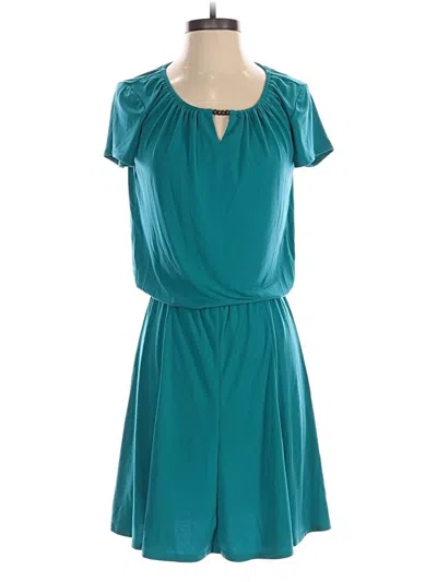 Pre-owned Susan Graver Casual Dress In Blue