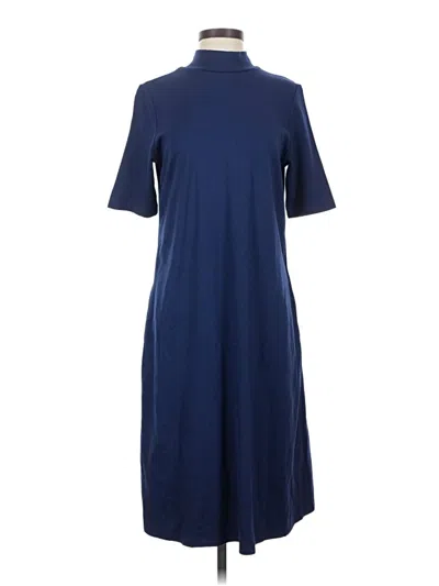 Pre-owned Susan Graver Casual Dress In Blue