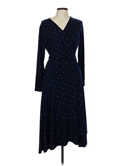 Pre-owned Susan Graver Casual Dress In Blue