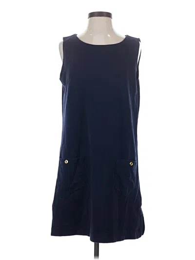 Pre-owned Susan Graver Casual Dress In Blue