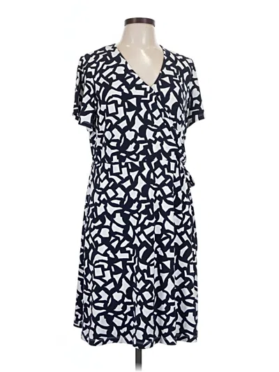 Pre-owned Susan Graver Casual Dress In Blue