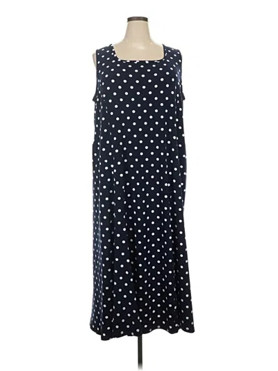 Pre-owned Susan Graver Casual Dress In Blue