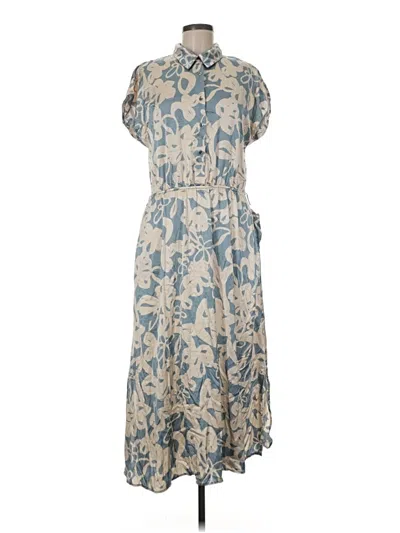 Pre-owned Susan Graver Casual Dress In Blue