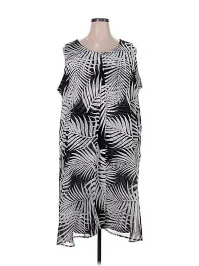 Pre-owned Susan Graver Casual Dress In Gray