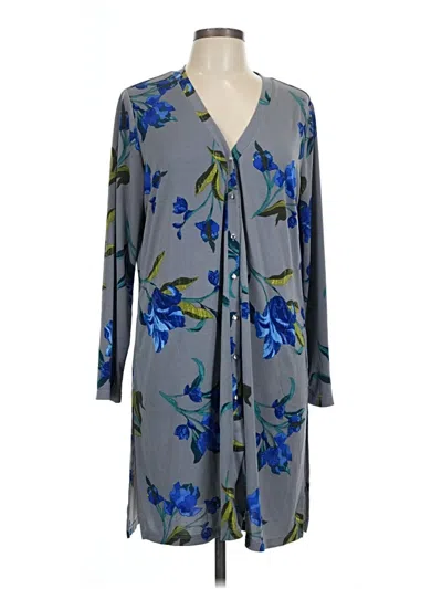 Pre-owned Susan Graver Casual Dress In Gray