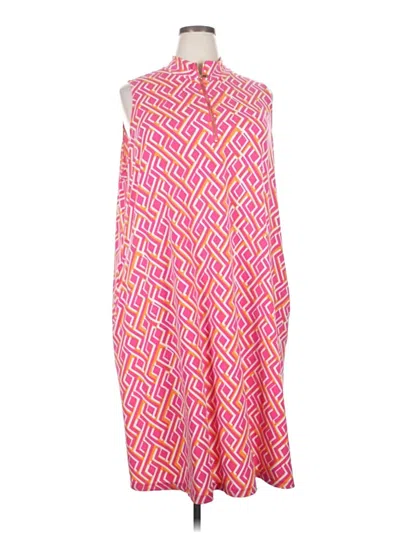 Pre-owned Susan Graver Casual Dress In Pink