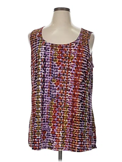 Pre-owned Susan Graver Casual Dress In Purple