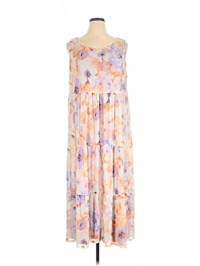 Pre-owned Susan Graver Casual Dress In Purple