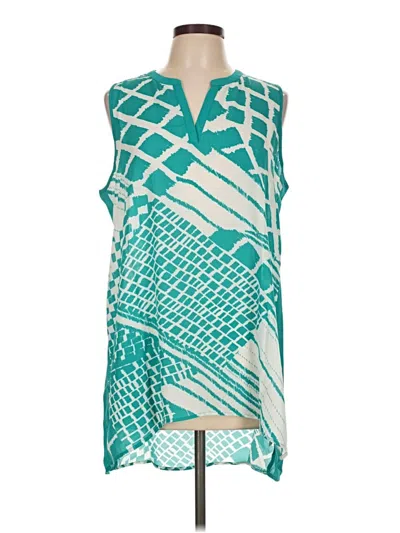 Pre-owned Susan Graver Casual Dress In Teal