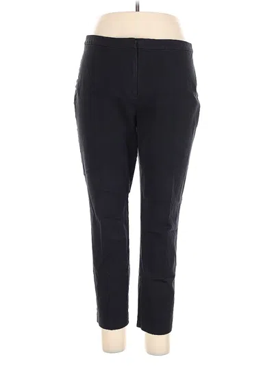 Pre-owned Susan Graver Casual Pants In Black