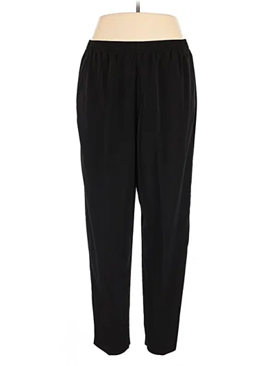 Pre-owned Susan Graver Casual Pants In Black