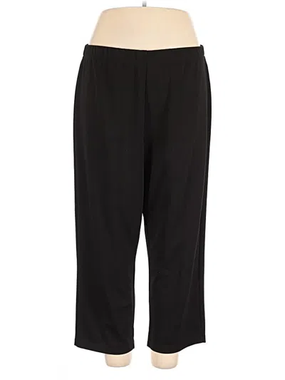 Pre-owned Susan Graver Casual Pants In Black