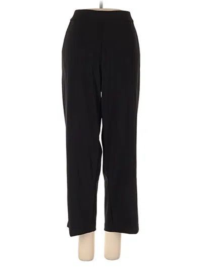 Pre-owned Susan Graver Casual Pants In Black