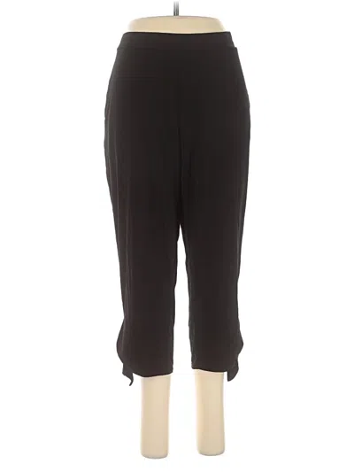 Pre-owned Susan Graver Casual Pants In Black