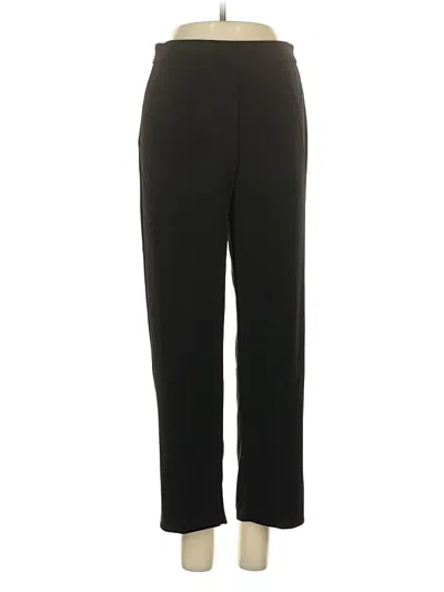 Pre-owned Susan Graver Casual Pants In Black