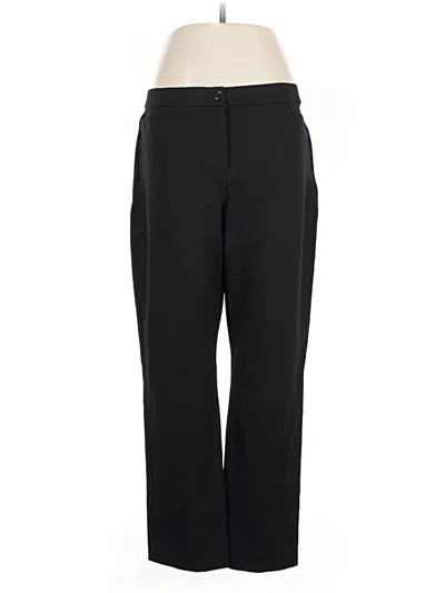 Pre-owned Susan Graver Casual Pants In Black