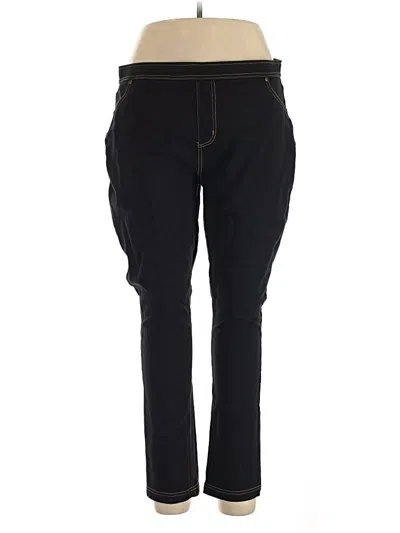 Pre-owned Susan Graver Casual Pants In Black