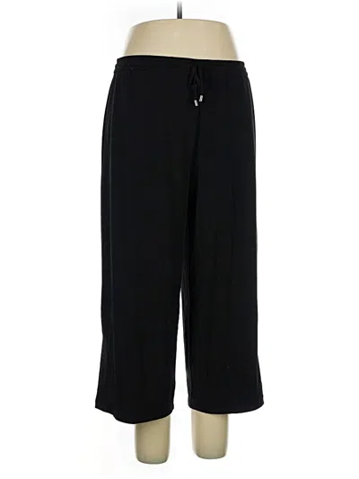 Pre-owned Susan Graver Casual Pants In Black