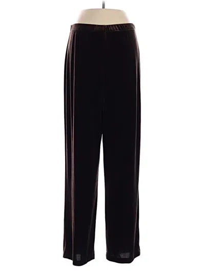 Pre-owned Susan Graver Casual Pants In Black