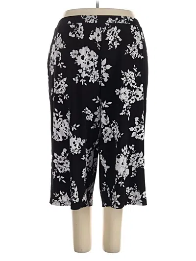 Pre-owned Susan Graver Casual Pants In Black