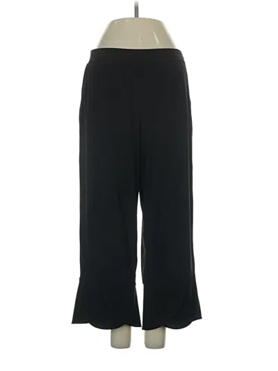 Pre-owned Susan Graver Casual Pants In Black