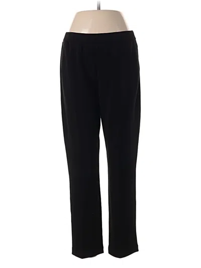 Pre-owned Susan Graver Casual Pants In Black