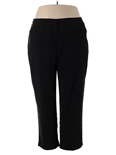 Pre-owned Susan Graver Casual Pants In Black