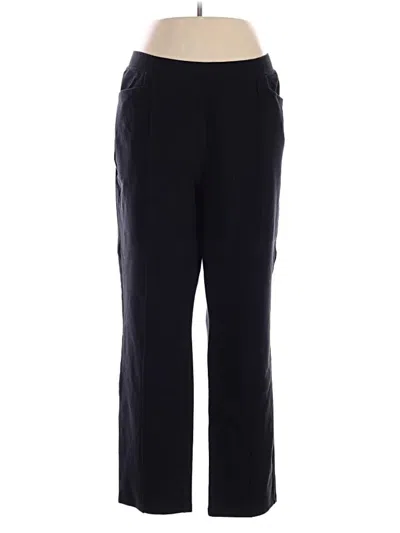 Pre-owned Susan Graver Casual Pants In Black