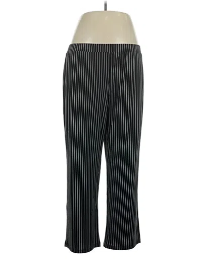 Pre-owned Susan Graver Casual Pants In Black