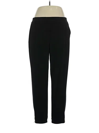 Pre-owned Susan Graver Casual Pants In Black