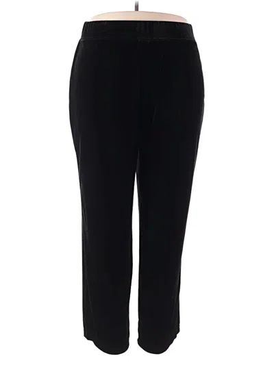 Pre-owned Susan Graver Casual Pants In Black