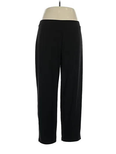 Pre-owned Susan Graver Casual Pants In Black